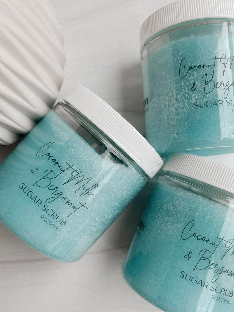 Coconut Milk & Bergamot Sugar Scrub