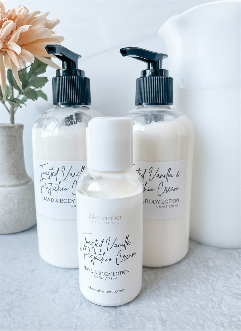 Toasted Vanilla & Pistachio Cream Hand & Body Lotion