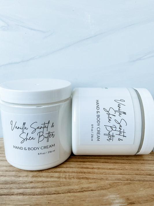 Vanilla Santal + Shea Butter Hand & Body Cream