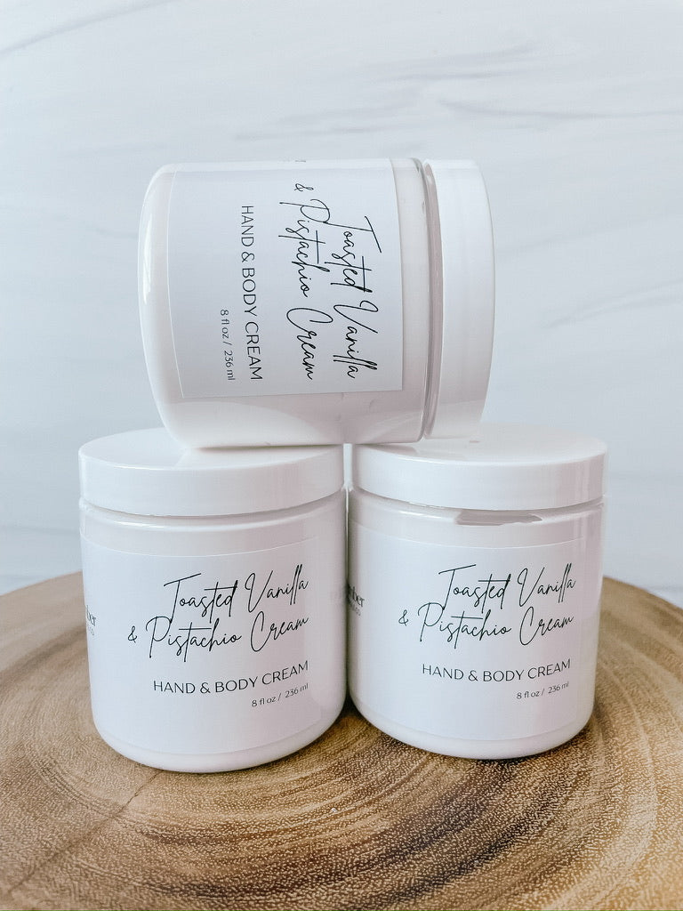 Toasted Vanilla & Pistachio Cream Hand & Body Cream