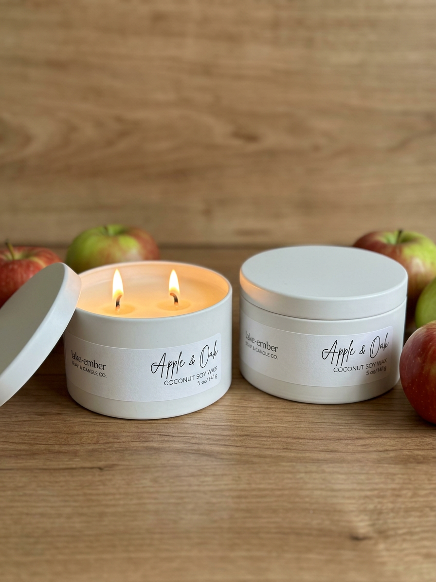 Apple & Oak 5 oz Candle