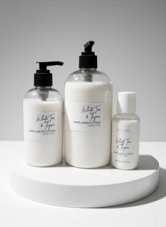 White Tea & Thyme Hand & Body Lotion