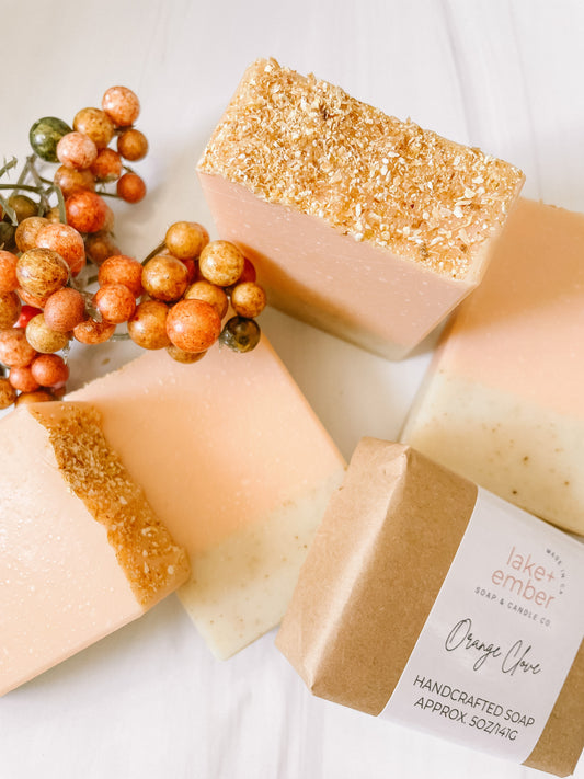 Orange Clove Handcrafted Soap