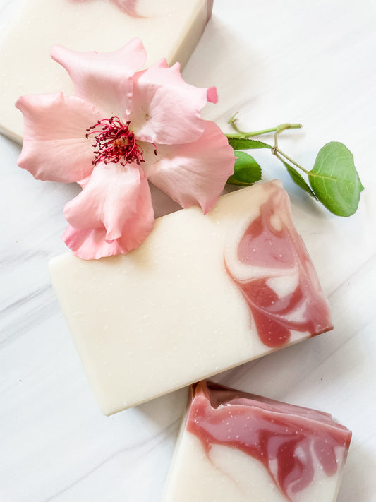 Crisp Apple Rose Handcrafted Soap