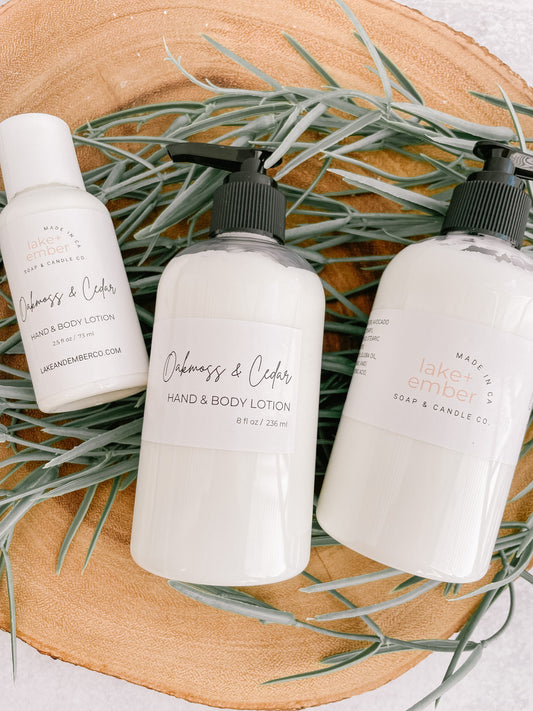 Oakmoss & Cedar Hand + Body Lotion