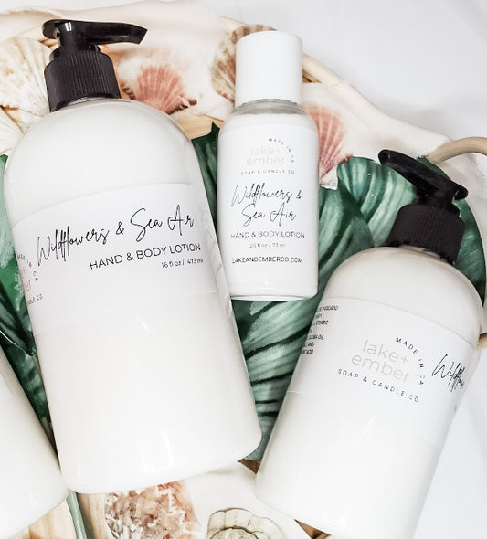 Wildflowers + Sea Air Hand & Body Lotion